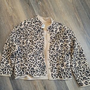 Kensie Quilted Beige Jacket